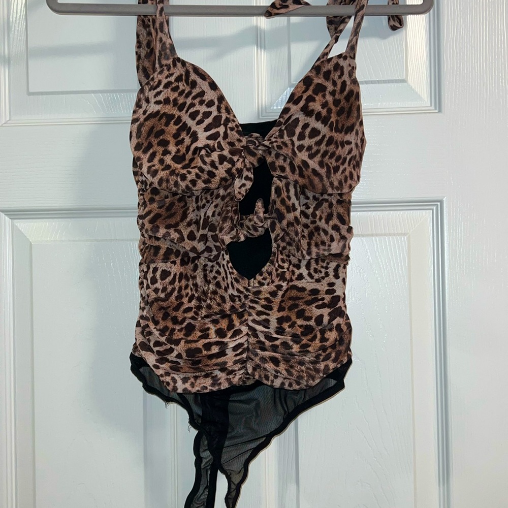Lulus cheetah bodysuit